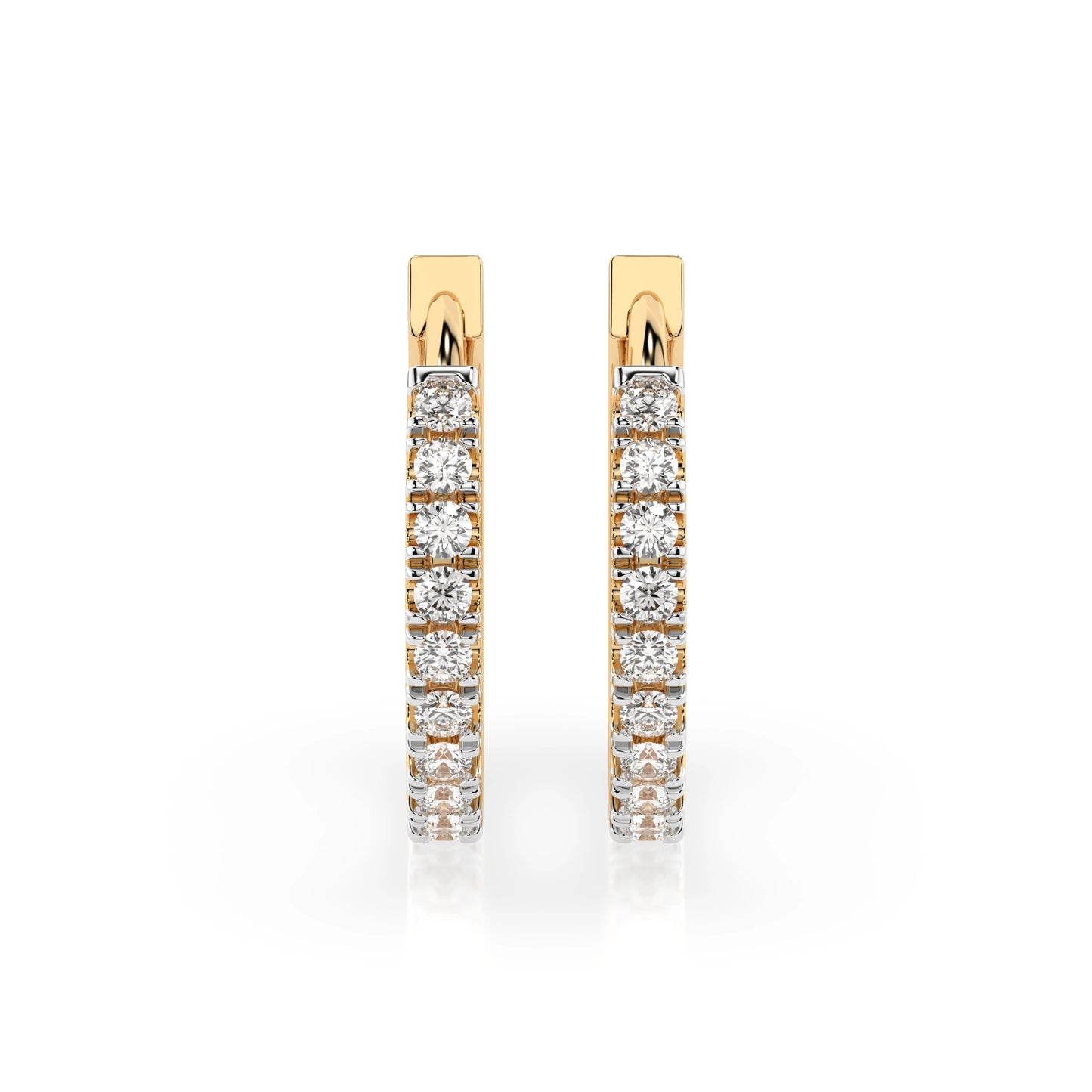 Eternity-Ohrringe (Rund), 0.22 ct — 102-10109(1.3)