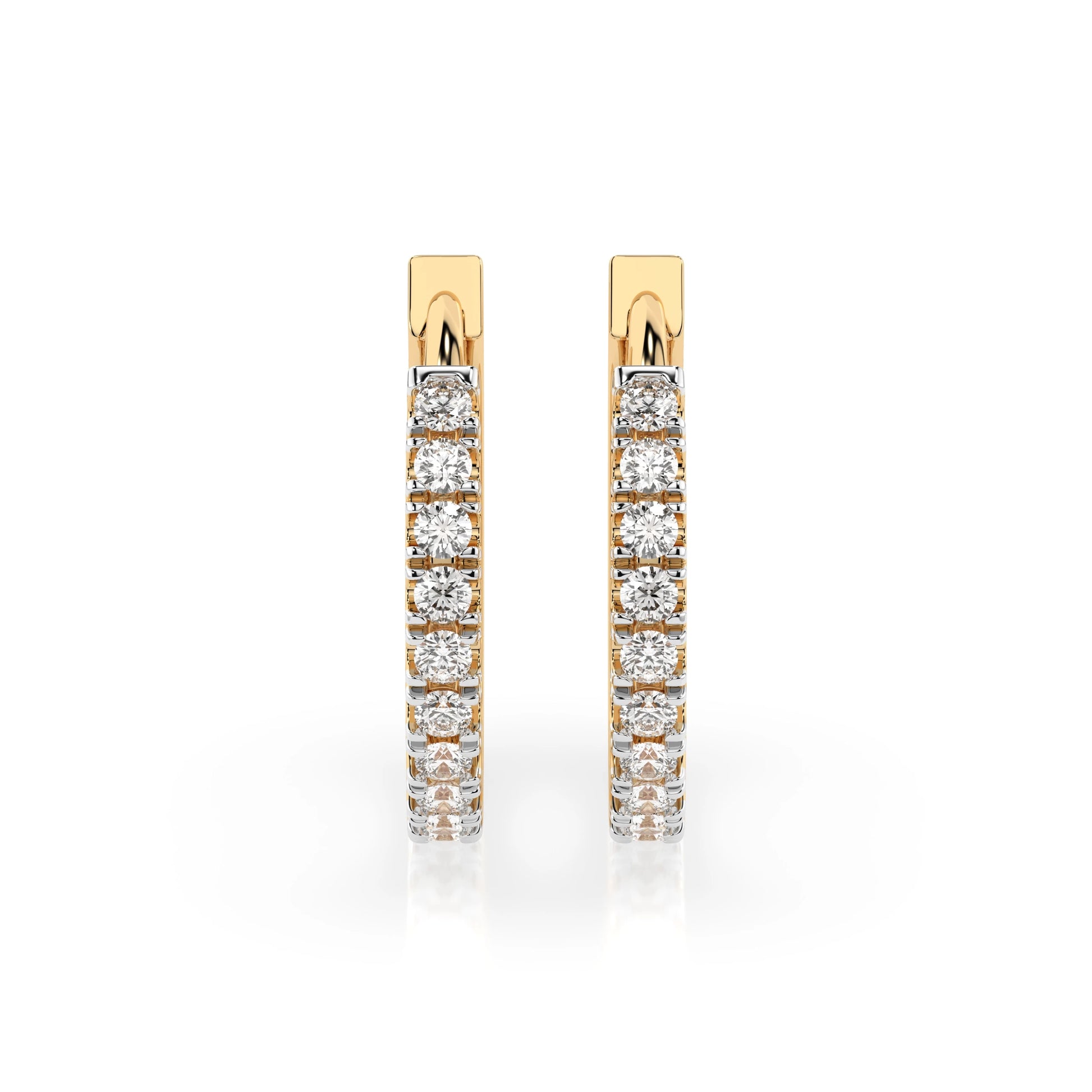 Eternity-Ohrringe (Rund), 0.22 ct — 102-10109(1.3)