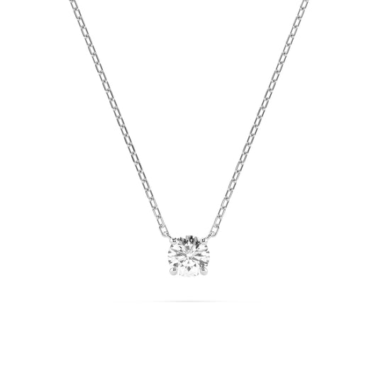 Solitär-Halskette (Rund), 0.15 ct — 104-10040(3.4)