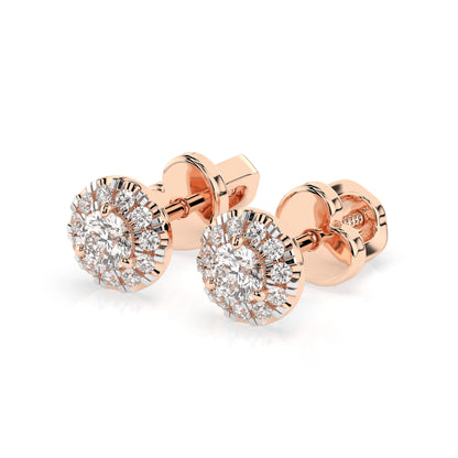 Solitär-Eternity-Ohrringe (Rund), 0.24 ct — 102-10095(3.1)