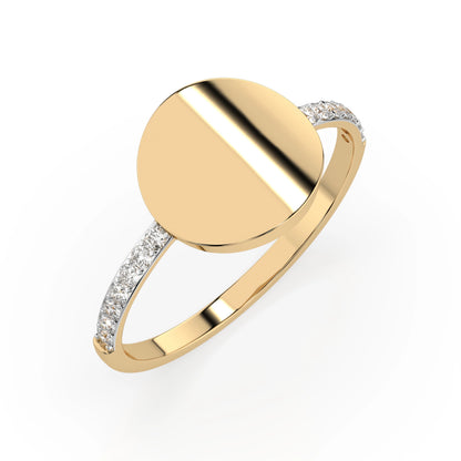 Minimalismus-Ring (Rund), 0.14 ct — 101-10067