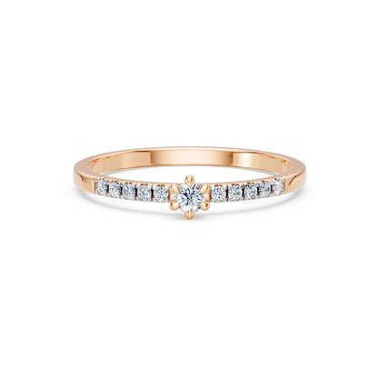 Solitär-Eternity-Ring, 0.07 ct — 101-10126/4(2.6)