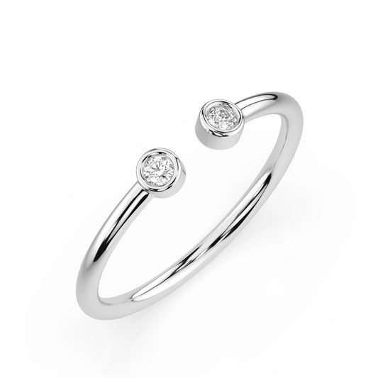 Minimalismus-Ring (Rund), 0.04 ct — 101-10088