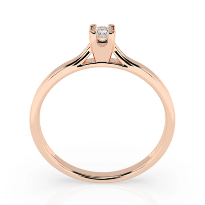 Solitär-Ring (Rund), 0.06 ct — 101-10034(2.5)