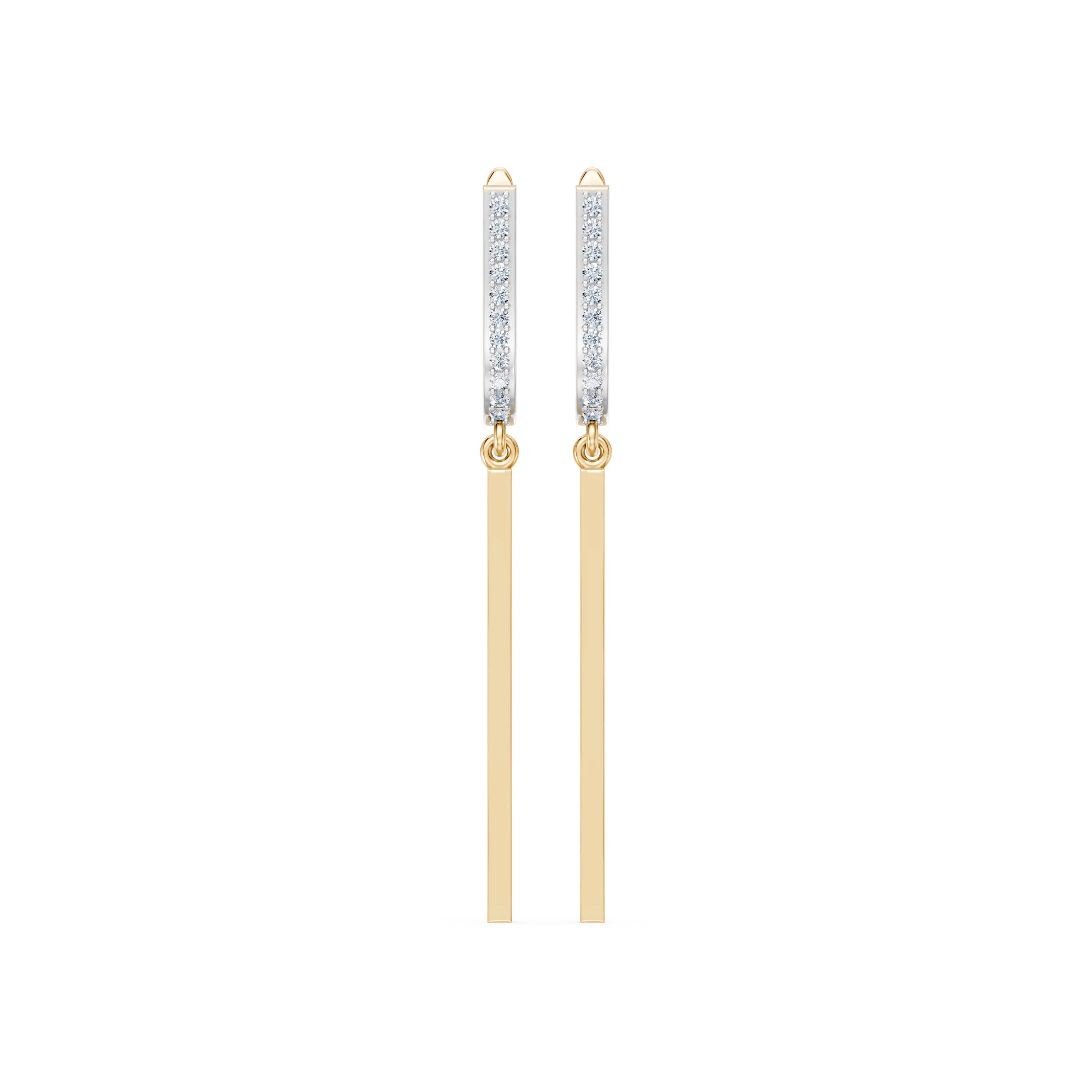 Minimalismus-Ohrringe, 0.13 ct — 102-10129/3