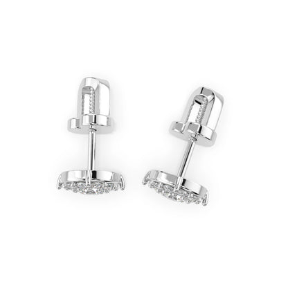 Solitär-Eternity-Ohrringe (Rund), 0.2 ct — 102-10017(3.0)