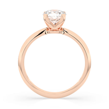 Solitär-Ring (Rund), 1.0 ct — 101-10089(6.5)