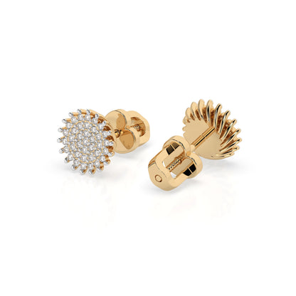 Illusion-Ohrringe (Rund), 0.3 ct — 102-10171