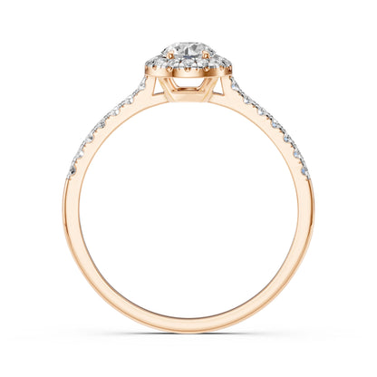 Solitär-Eternity-Ring (Rund), 0.35 ct — 101-10095(4.5)