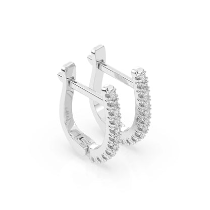 Eternity-Ohrringe (Rund), 0.18 ct — 102-10076