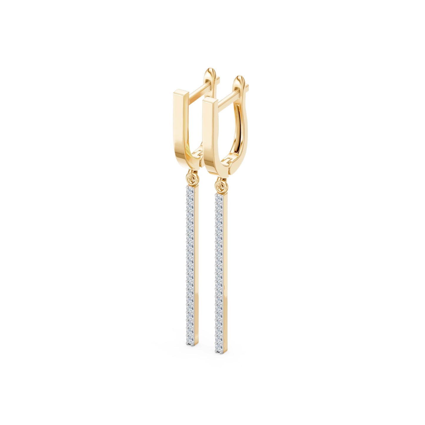 Minimalismus-Ohrringe, 0.24 ct — 102-10129/1