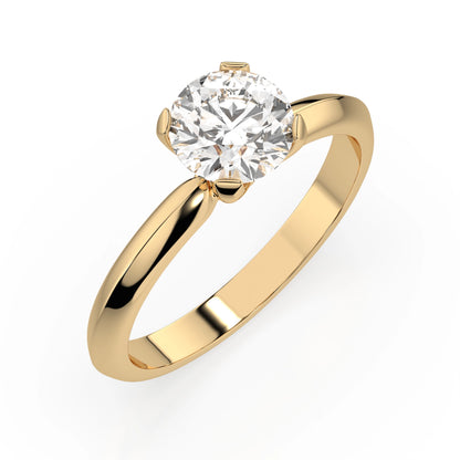 Solitär-Ring (Rund), 0.7 ct — 101-10089(5.7)