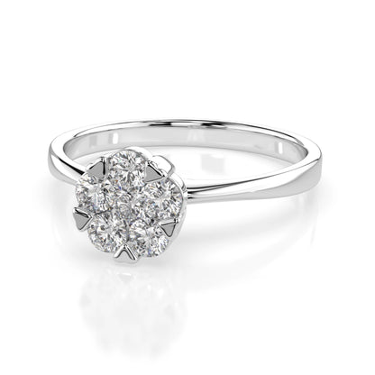 Illusion-Ring (Rund), 0.1 ct — 101-10015/1(3.0)