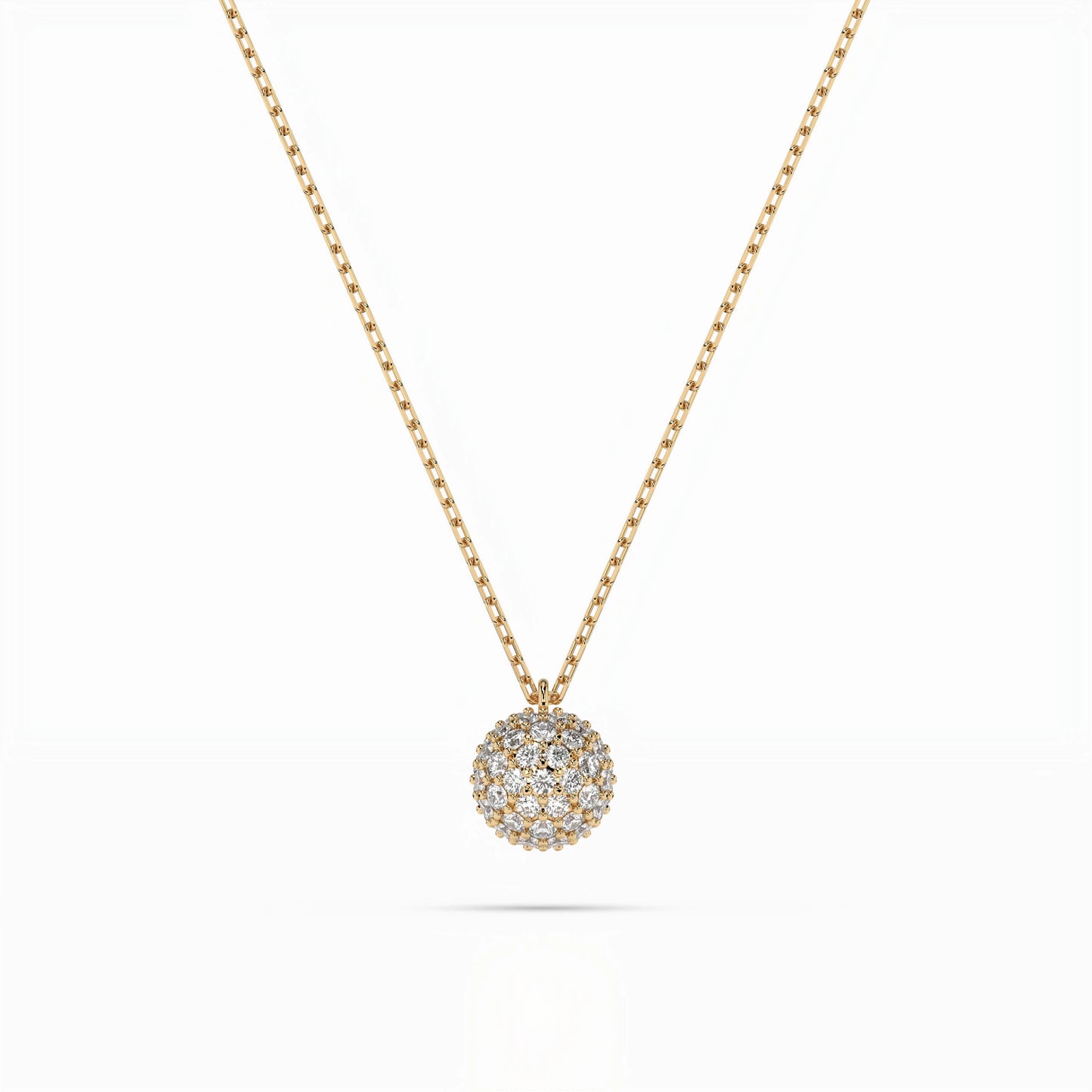 Illusion-Halskette (Rund), 0.23 ct — 104-10065