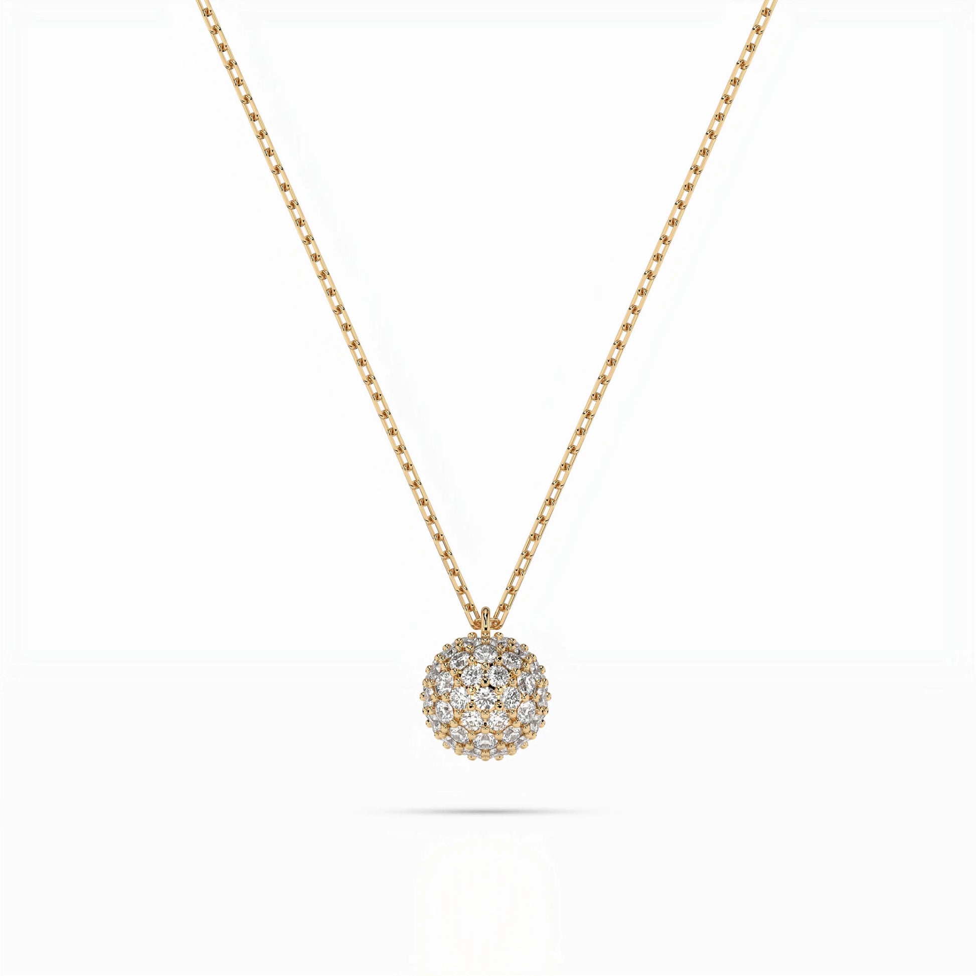 Illusion-Halskette (Rund), 0.23 ct — 104-10065