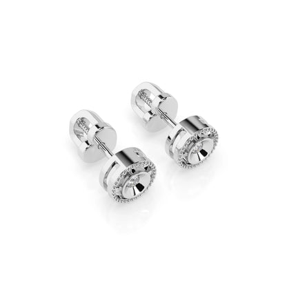 Minimalismus-Ohrringe (Rund), 0.04 ct — 102-10052