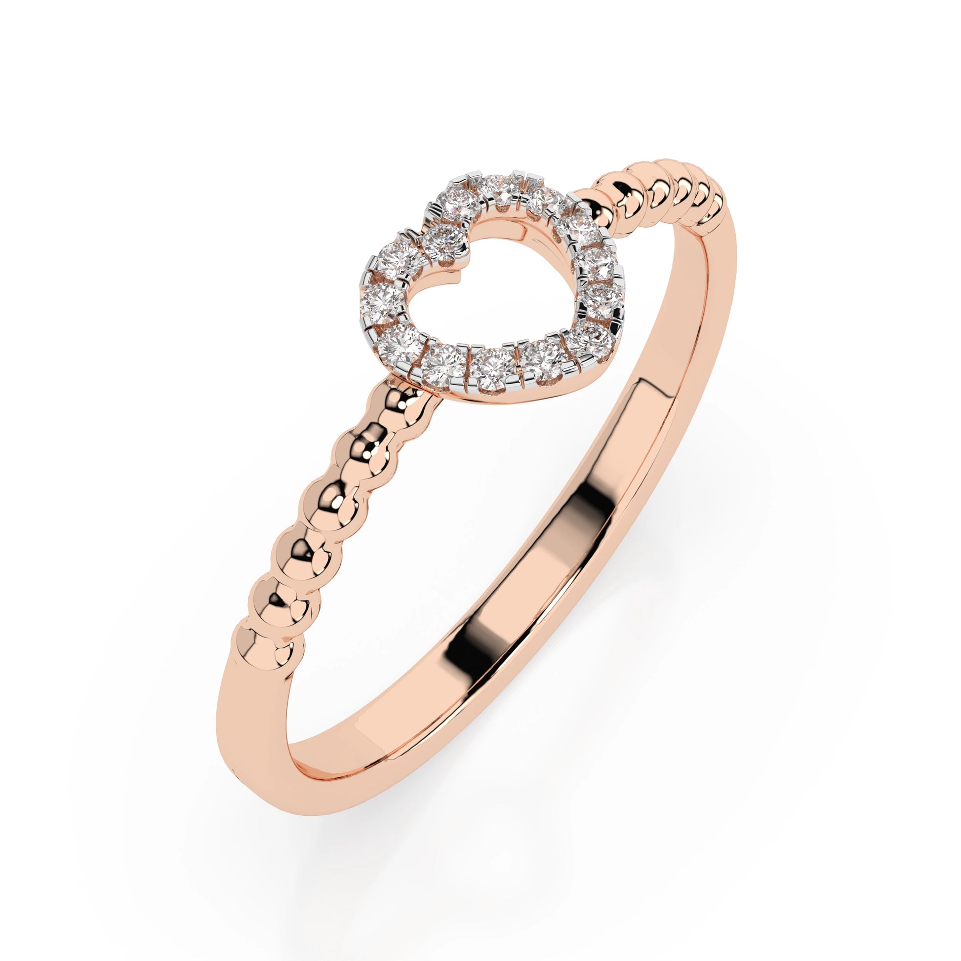 Minimalismus-Ring (Rund), 0.07 ct — 101-10028