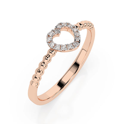 Minimalismus-Ring (Rund), 0.07 ct — 101-10028