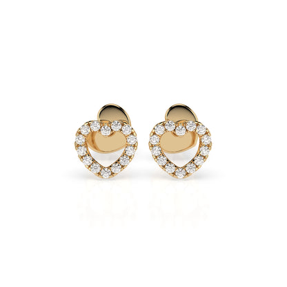 Minimalismus-Ohrringe (Rund), 0.14 ct — 102-10028
