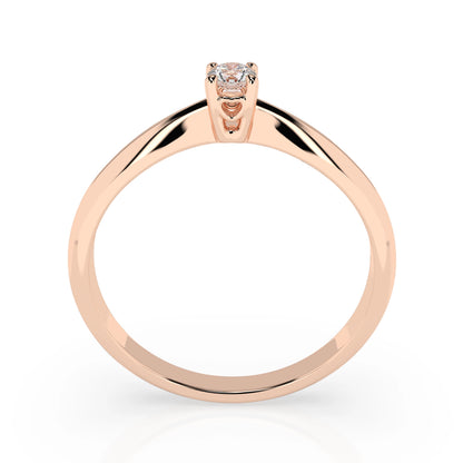 Solitär-Ring (Rund), 0.06 ct — 101-10035(2.5)