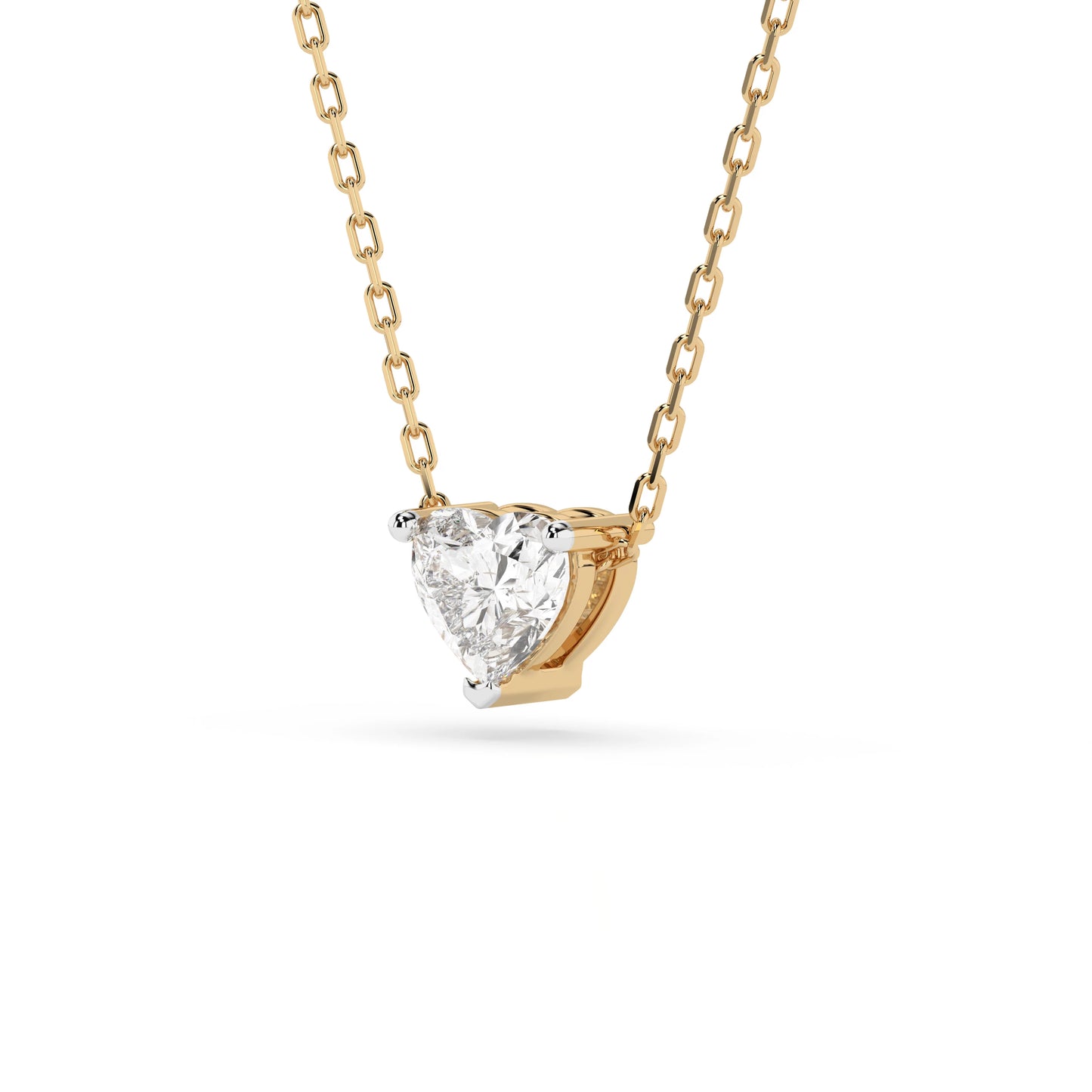 Solitär-Halskette (Herz), 0.3 ct — 104-10066(0.30)HRT