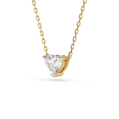 Solitär-Halskette (Herz), 0.3 ct — 104-10066(0.30)HRT
