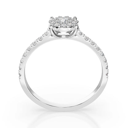 Solitär-Eternity-Ring (Rund), 0.06 ct — 101-10017(2.5)
