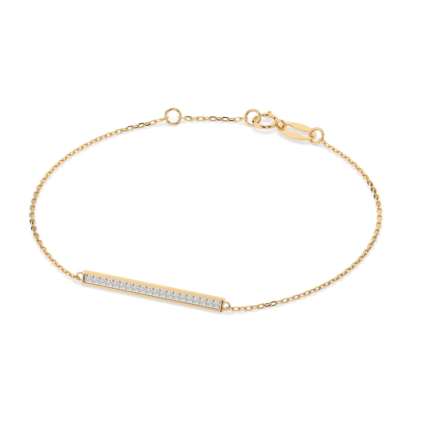 Minimalismus-Armband (Rund), 0.1 ct — 105-10017