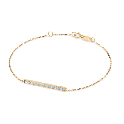 Minimalismus-Armband (Rund), 0.1 ct — 105-10017