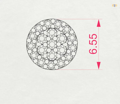 Illusion-Ohrringe (Rund), 0.16 ct — 102-10072