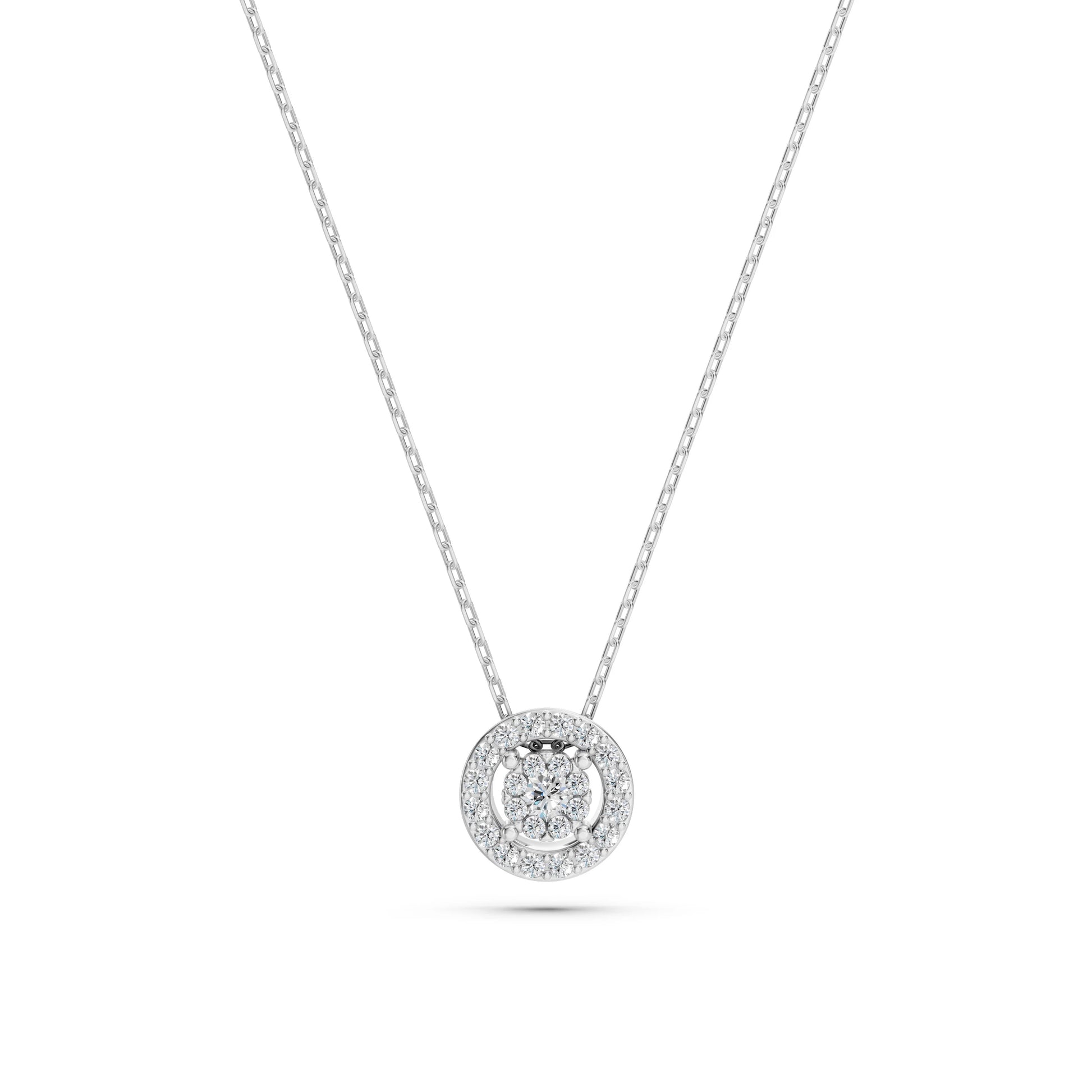 Illusion-Halskette (Rund), 0.03 ct — 104-10002(2.0)