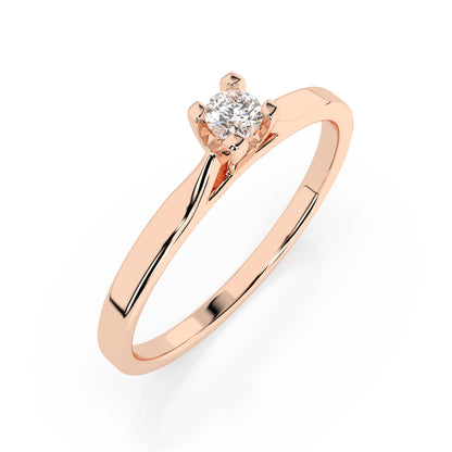 Solitär-Ring (Rund), 0.06 ct — 101-10034(2.5)
