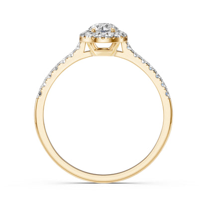 Solitär-Eternity-Ring (Rund), 0.35 ct — 101-10095(4.5)