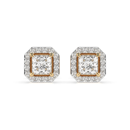 Solitär-Eternity-Ohrringe (Prinzess), 0.34 ct — 102-10115(3.0)PR