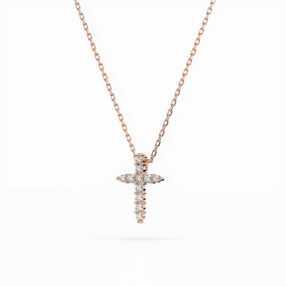 Minimalismus-Halskette (Rund), 0.07 ct — 104-10020