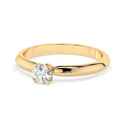 Solitär-Ring (Rund), 0.25 ct — 101-10089(4.0)