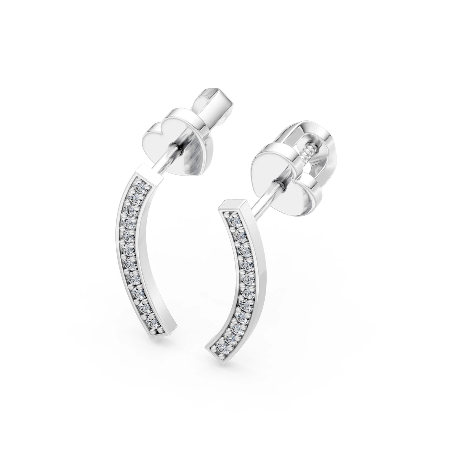 Minimalismus-Ohrringe, 0.13 ct — 102-10065