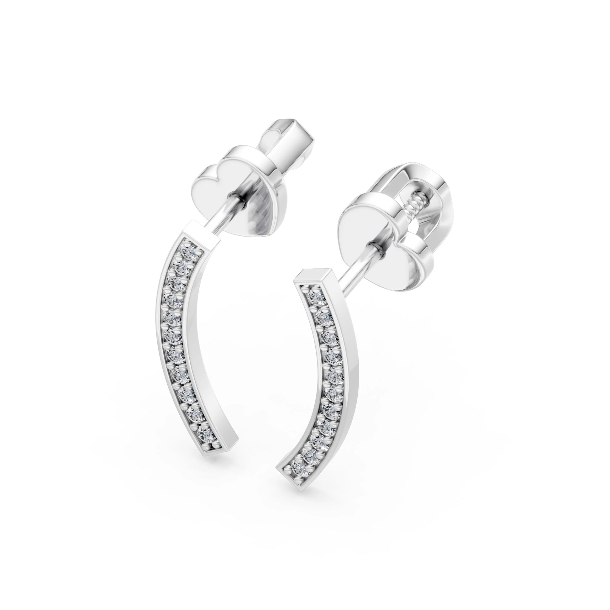 Minimalismus-Ohrringe, 0.13 ct — 102-10065