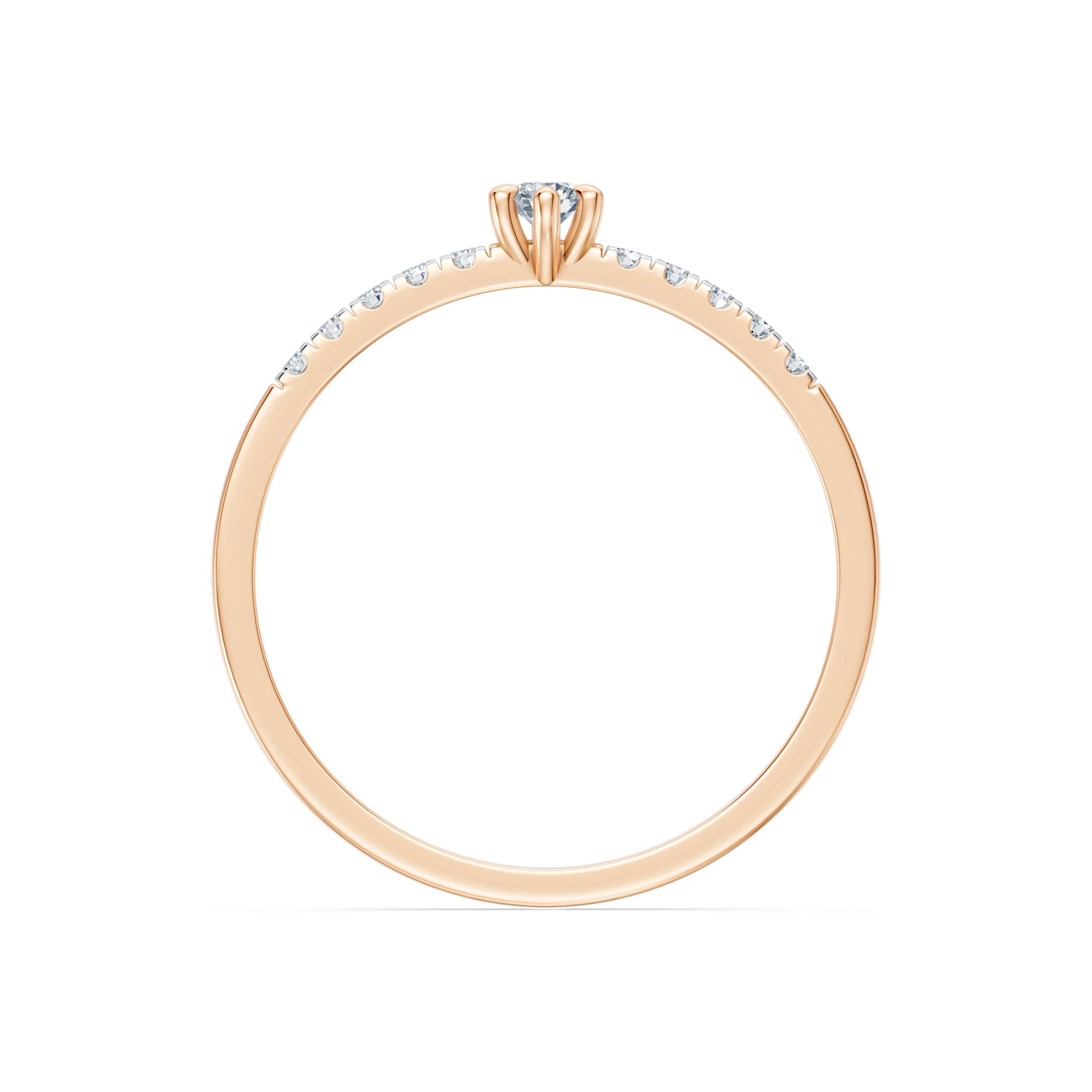 Solitär-Eternity-Ring, 0.07 ct — 101-10126/4(2.6)