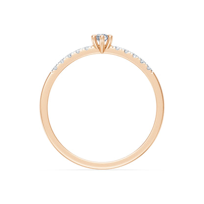 Solitär-Eternity-Ring, 0.07 ct — 101-10126/4(2.6)