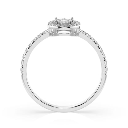 Illusion-Ring (Rund), 0.03 ct — 101-10018(2.0)