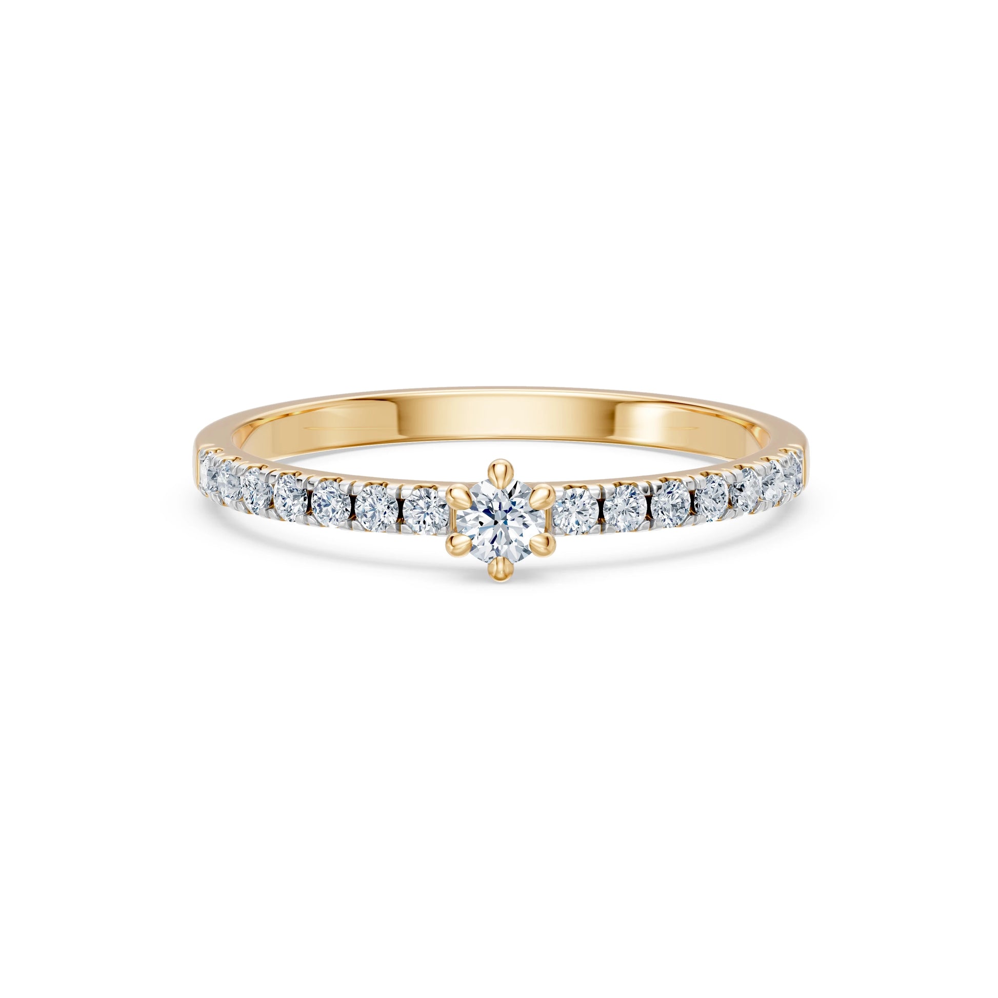 Solitär-Eternity-Ring, 0.09 ct — 101-10126/3(2.8)