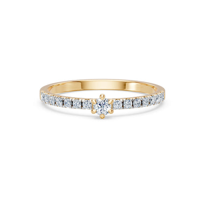 Solitär-Eternity-Ring, 0.09 ct — 101-10126/3(2.8)