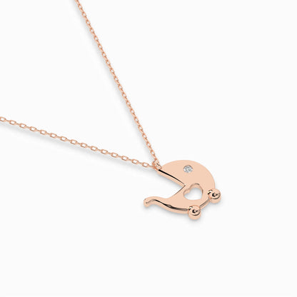 Minimalismus-Halskette (Rund), 0.01 ct — 104-10029