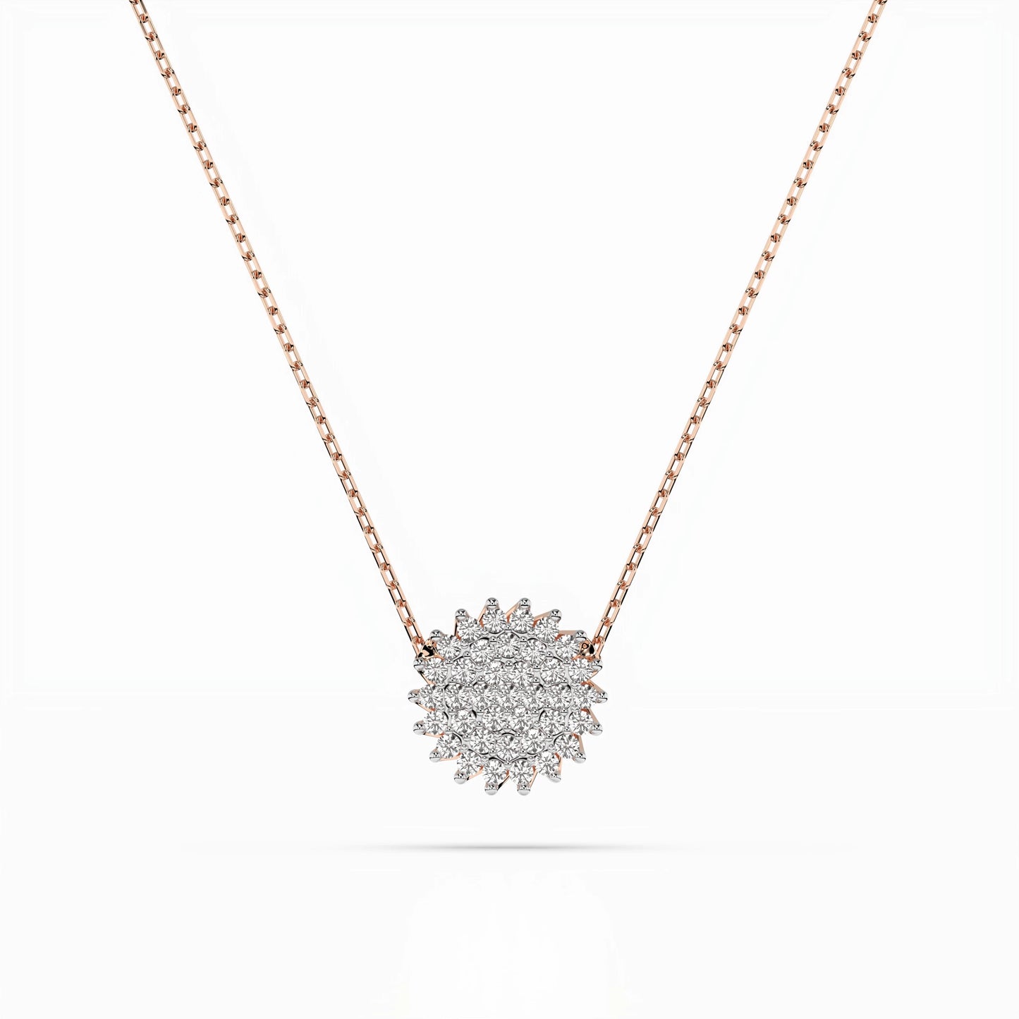 Illusion-Halskette (Rund), 0.15 ct — 104-10052