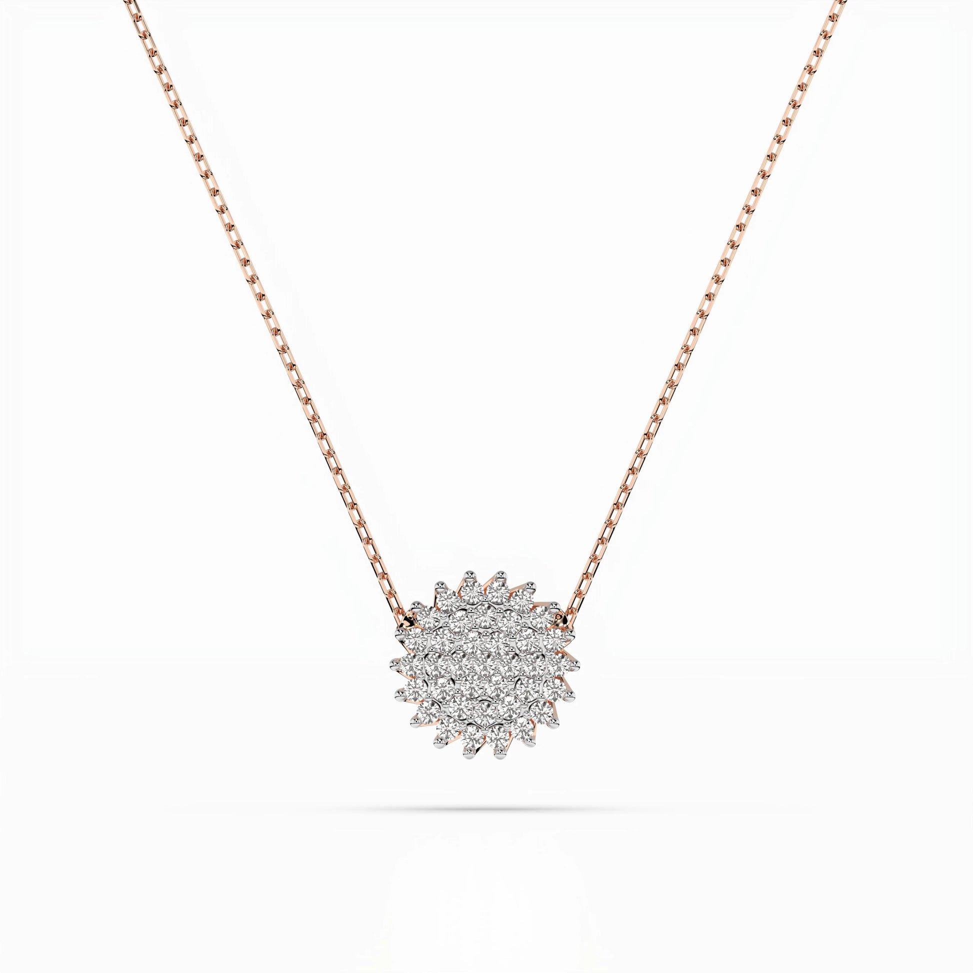 Illusion-Halskette (Rund), 0.15 ct — 104-10052