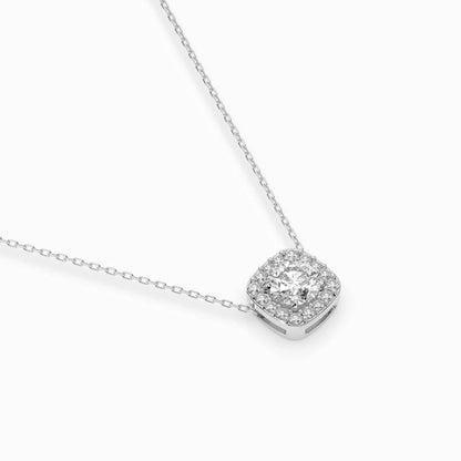 Solitär-Eternity-Halskette (Rund), 0.4 ct — 104-10057(4.7)