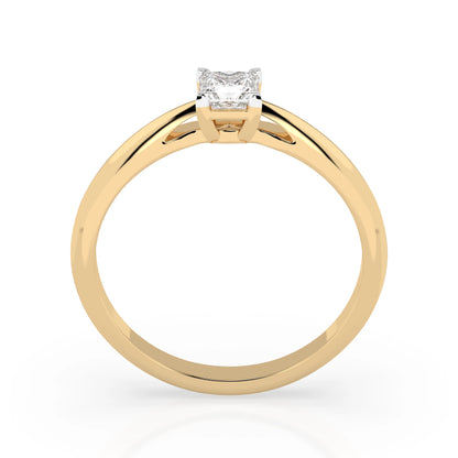 Solitär-Ring (Prinzess), 0.3 ct — 101-10190(0.30)PR