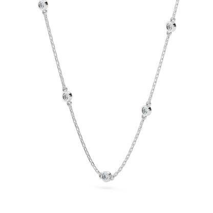 Minimalismus-Halskette (Rund), 0.14 ct — 104-10080/5(1.9)