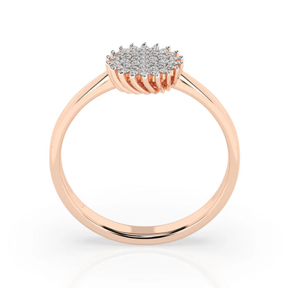 Illusion-Ring (Rund), 0.15 ct — 101-10171